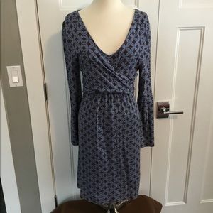 Garnet Hill Mock Wrap Dress